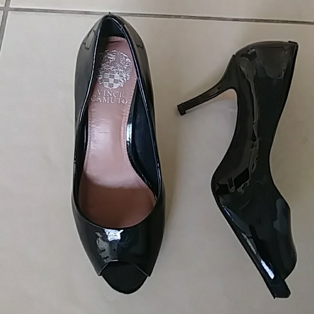 Patent leather dress shoes
